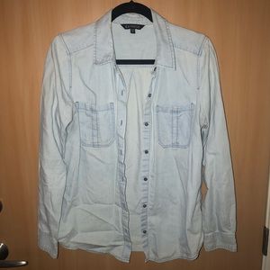 Express denim button up